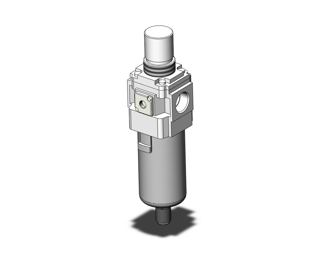 SMC AW40-06DE3-R-B filter/regulator, FILTER/REGULATOR, MODULAR F.R.L.