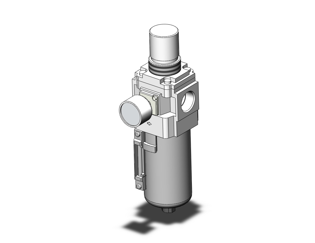 SMC AW40-06M-8-B filter/regulator, FILTER/REGULATOR, MODULAR F.R.L.