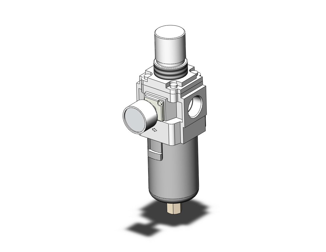 SMC AW40-N06GH-2JZ-B filter/regulator, FILTER/REGULATOR, MODULAR F.R.L.