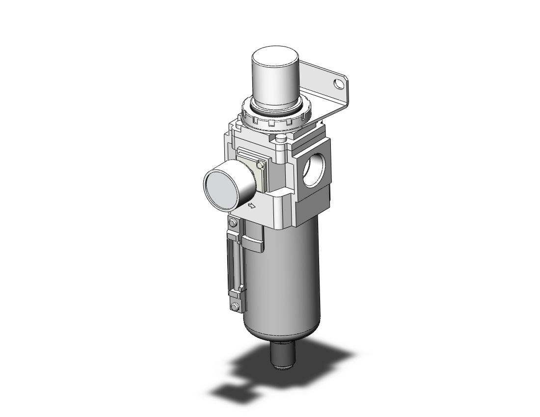 SMC AW40K-06BDG-8-B filter/regulator, FILTER/REGULATOR, MODULAR F.R.L.