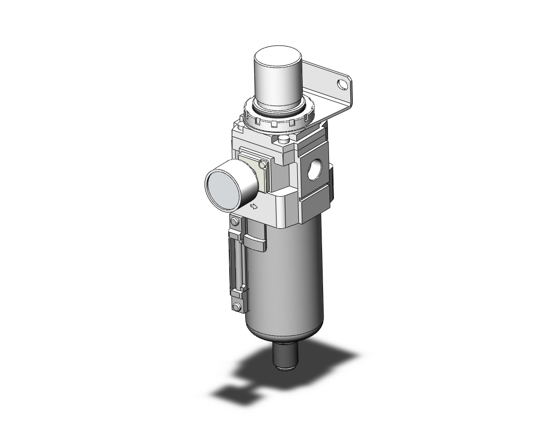 SMC AW40K-N03BDM-8Z-B filter/regulator, FILTER/REGULATOR, MODULAR F.R.L.