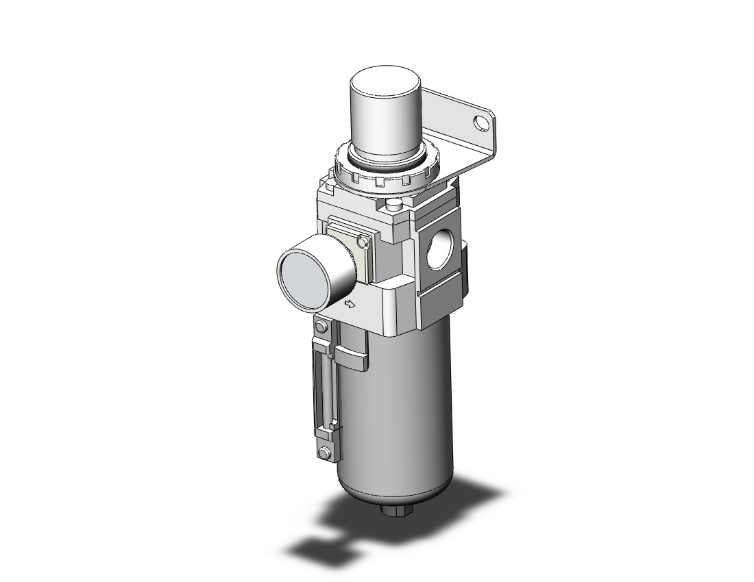 SMC AW40K-N04BM-8Z-B filter/regulator, FILTER/REGULATOR, MODULAR F.R.L.