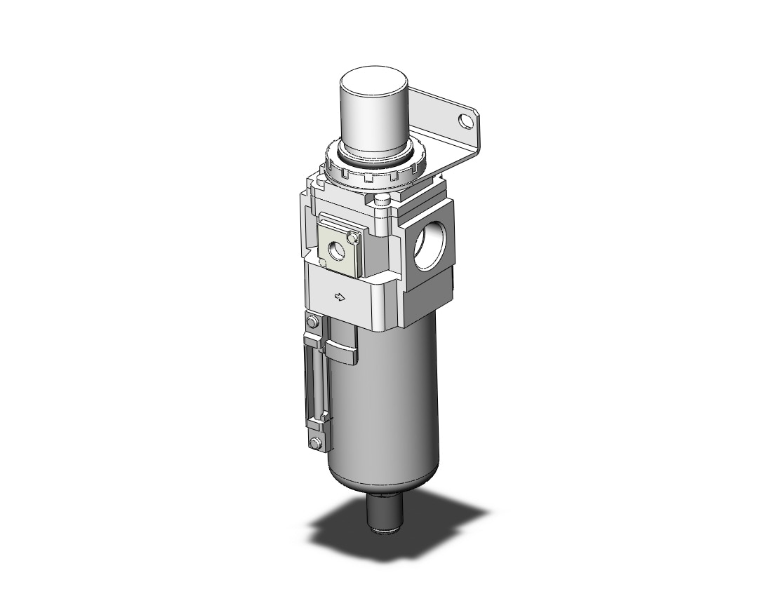 SMC AW40K-N06BD-8Z-B filter/regulator, FILTER/REGULATOR, MODULAR F.R.L.