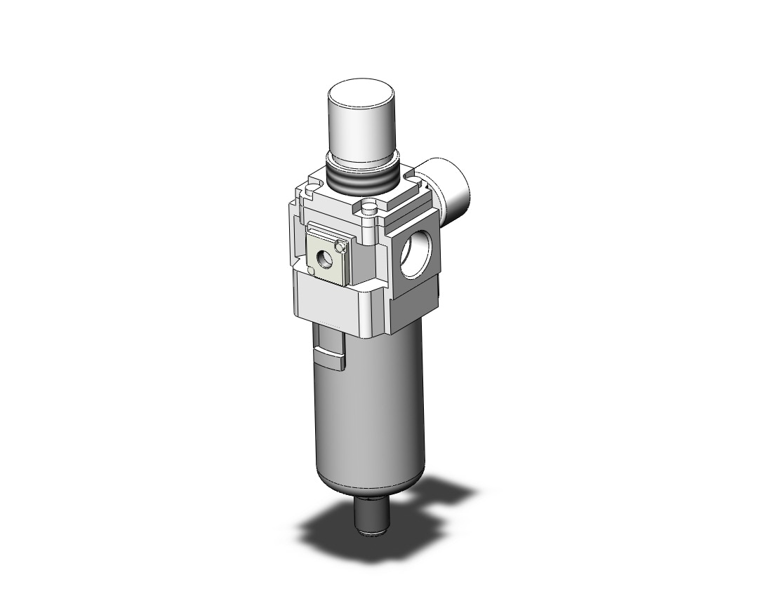 SMC AW40K-N06DG-RZ-B filter/regulator, FILTER/REGULATOR, MODULAR F.R.L.