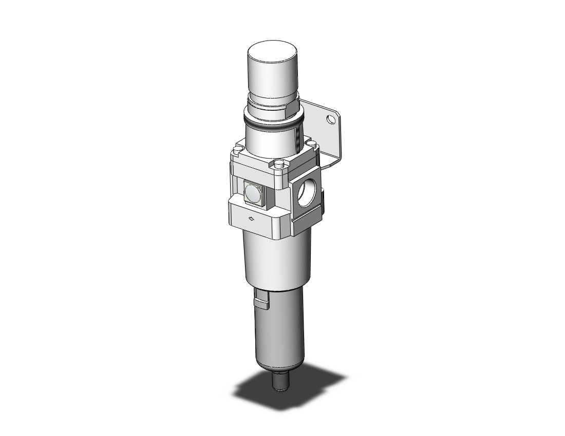 SMC AW60-10BDE-6-B filter/regulator, FILTER/REGULATOR, MODULAR F.R.L.