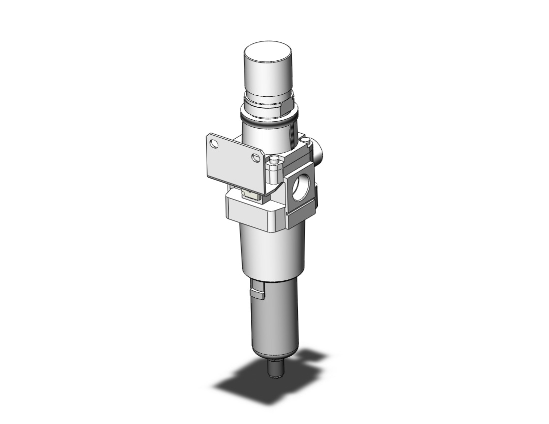 SMC AW60-10BDG-6R-B filter/regulator, FILTER/REGULATOR, MODULAR F.R.L.