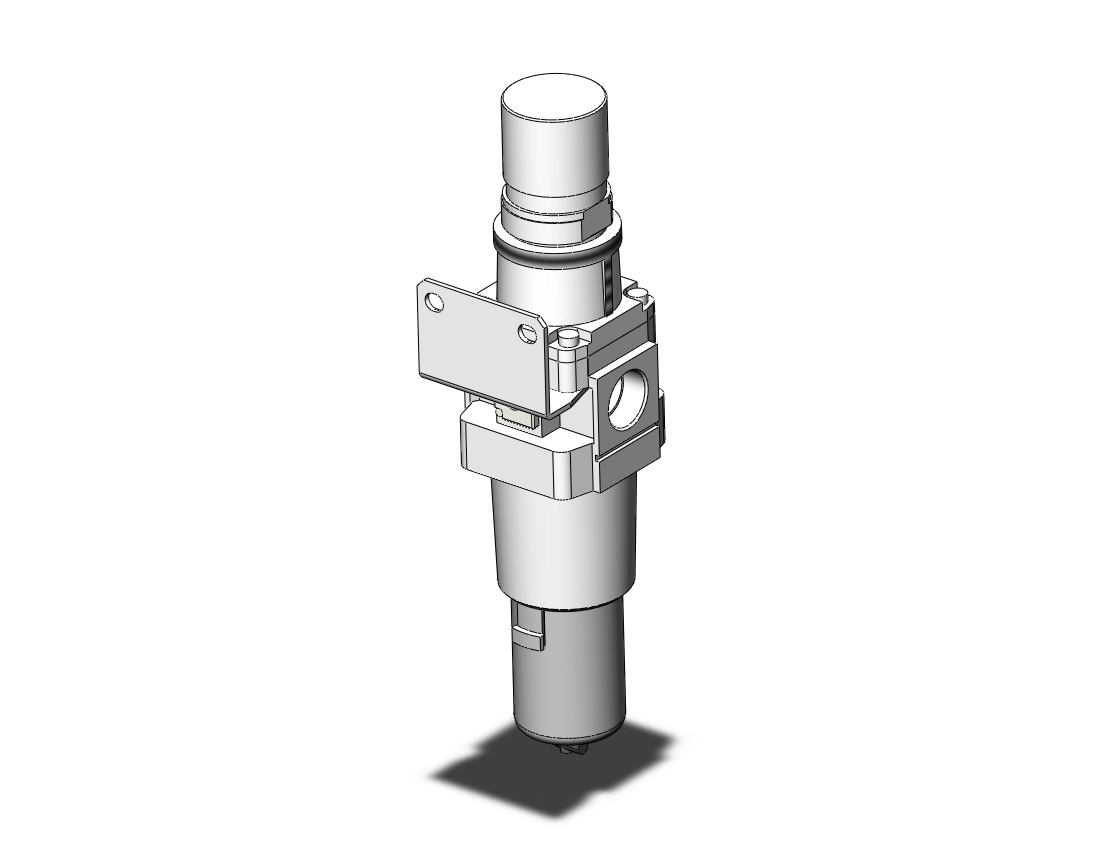 SMC AW60-10BE-R-B filter/regulator, FILTER/REGULATOR, MODULAR F.R.L.