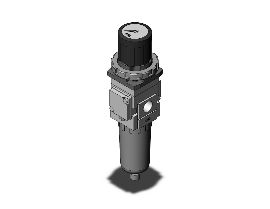 SMC AWG20-N02CG1H-2Z filter regulator w/gauge, AWG MASS PRO