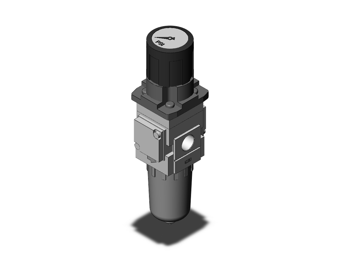 SMC AWG20-N02G1-2Z filter regulator w/gauge, AWG MASS PRO