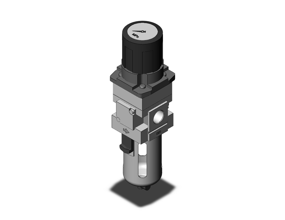 SMC AWG30-F03G1 filter regulator w/gauge, AWG MASS PRO