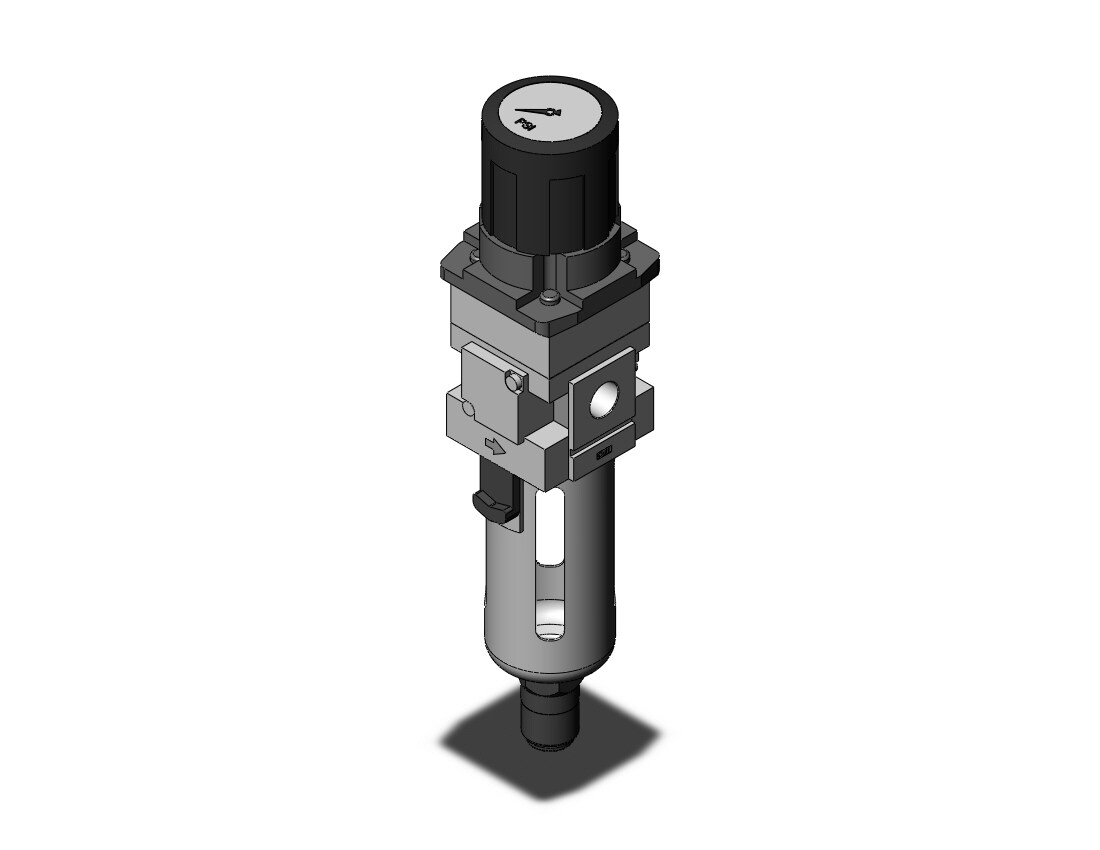 SMC AWG30-N02CG1-6Z filter regulator w/gauge, AWG MASS PRO