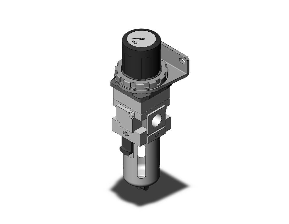 SMC AWG30-N03BG1-6Z filter regulator w/gauge, AWG MASS PRO