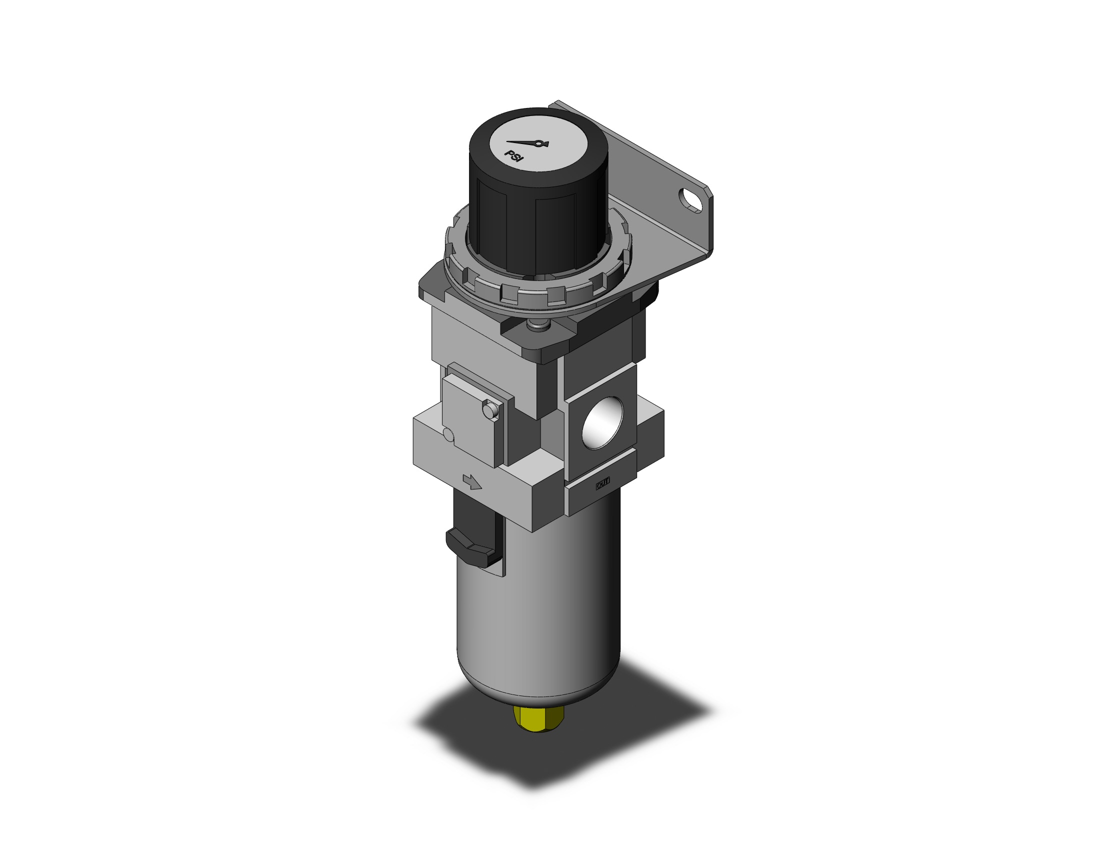 SMC AWG40-N04BG1-12JZ filter regulator w/gauge, AWG MASS PRO