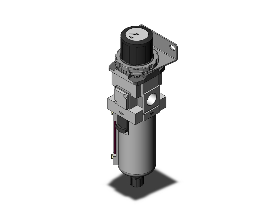 SMC AWG40-N04BG3-18Z filter regulator w/gauge, AWG MASS PRO