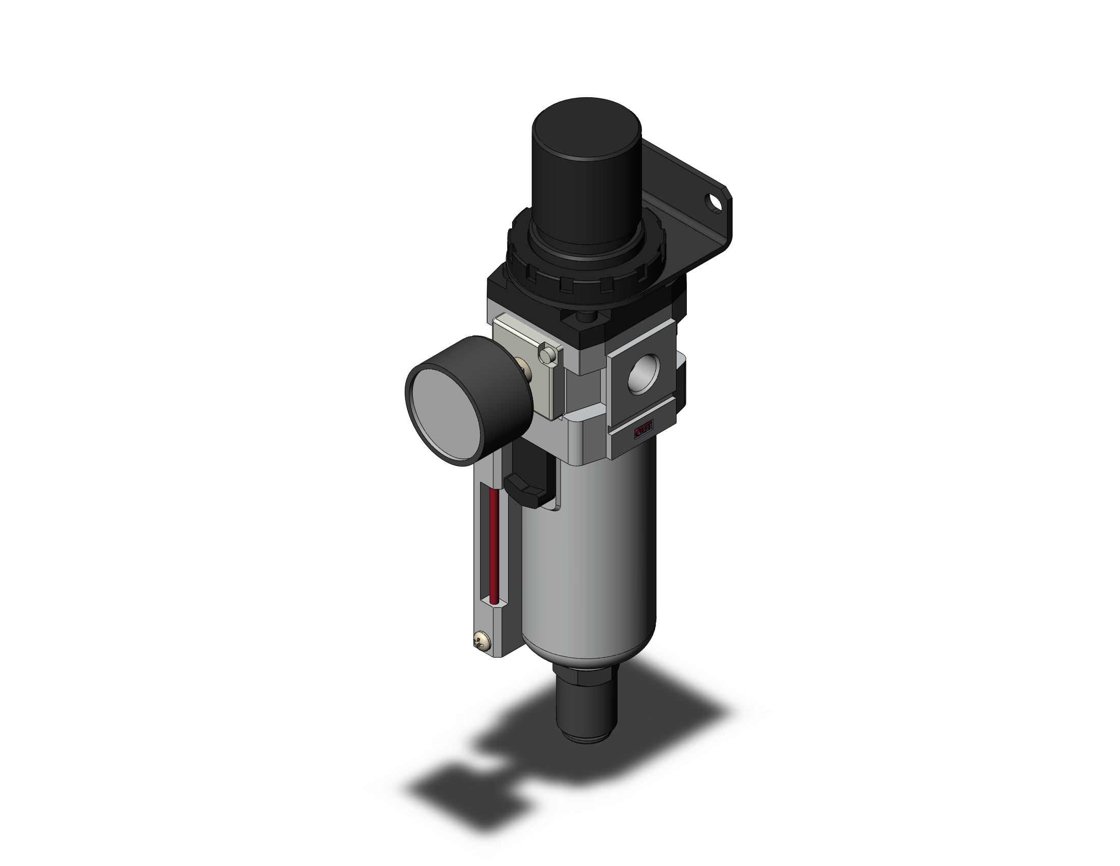 SMC AWM30-02BDG-8 mist separator/regulator, FILTER/REGULATOR, W/MICRO MIST SEPARATOR