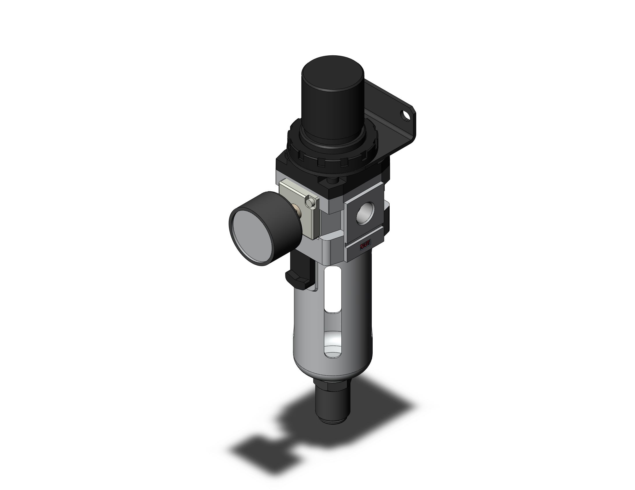 SMC AWM30-02BDG mist separator reg, modular, AWM MASS PRO