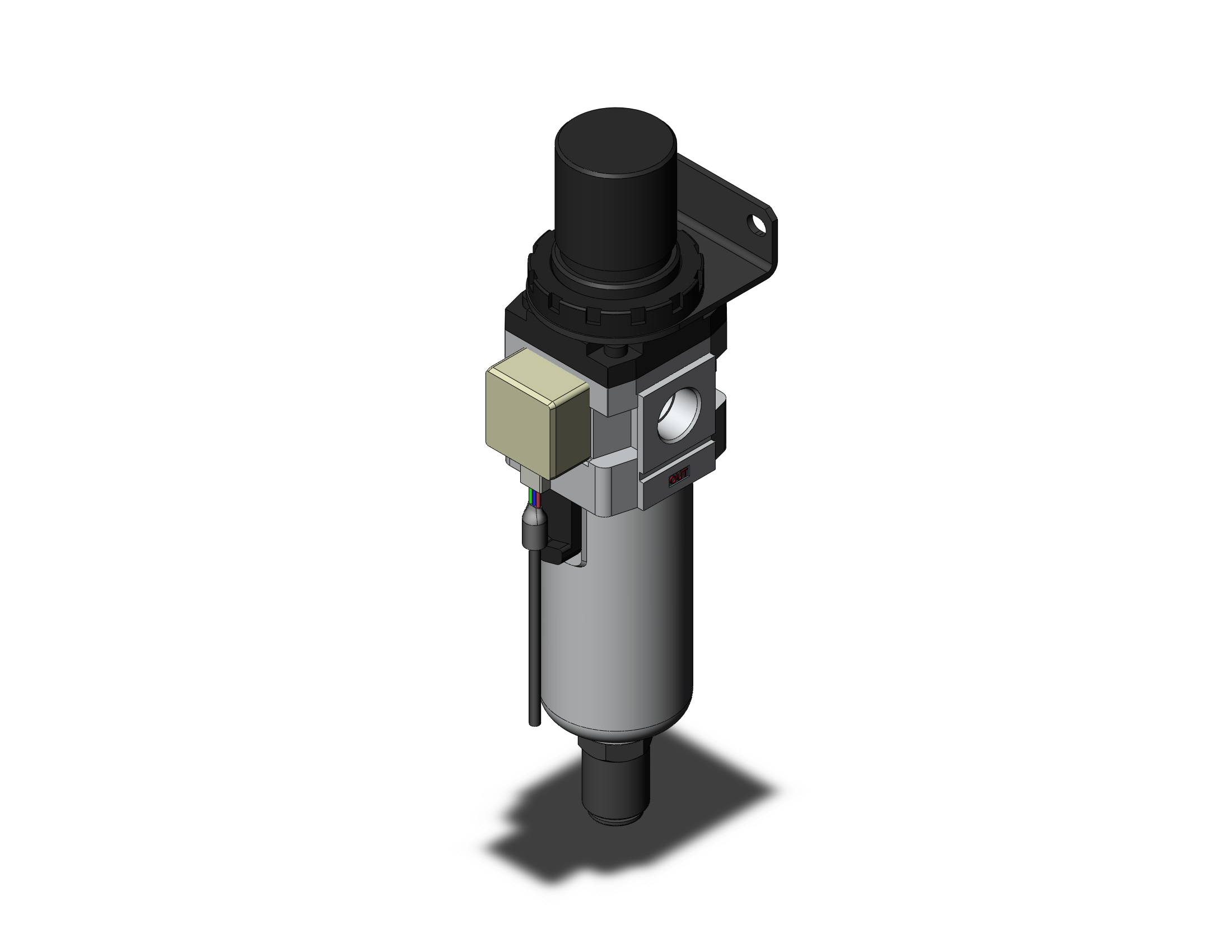 SMC AWM30-03BDE3-2 mist separator/regulator, FILTER/REGULATOR, W/MICRO MIST SEPARATOR