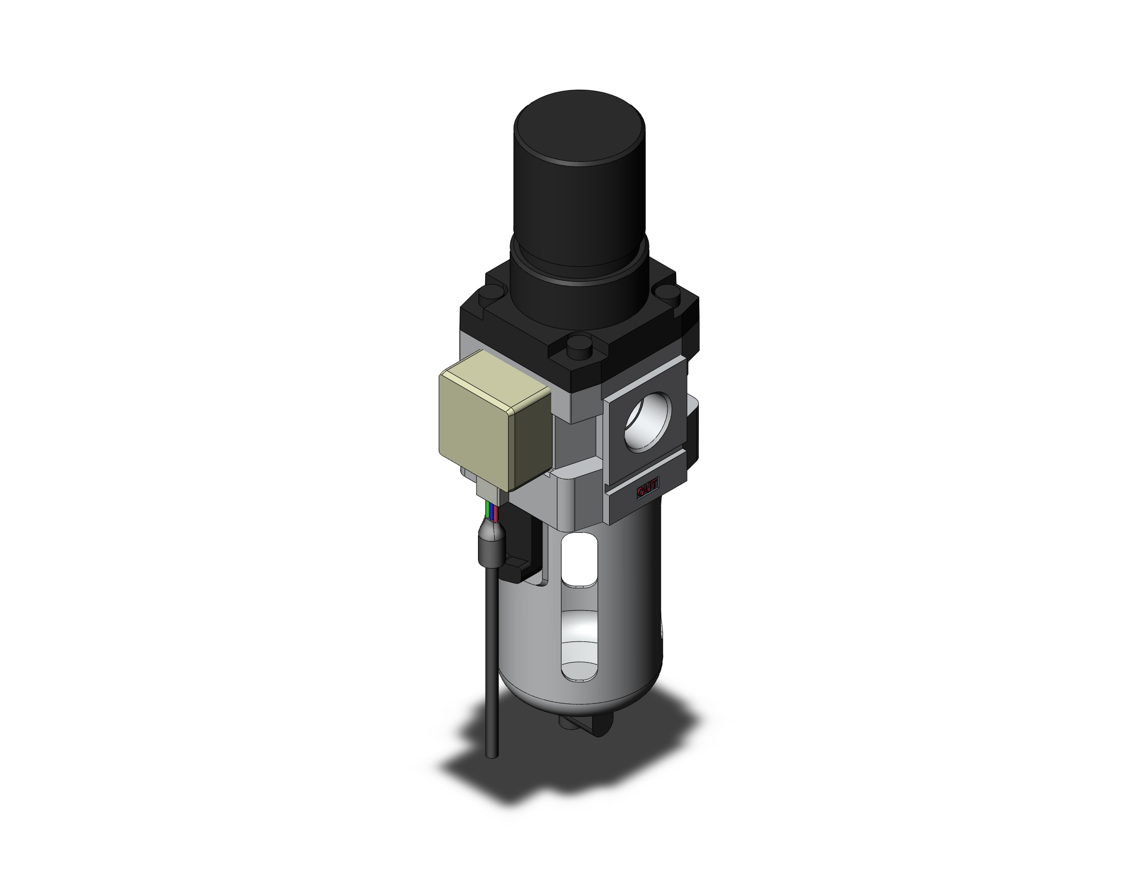 SMC AWM30-03E3 mist separator/regulator, FILTER/REGULATOR, W/MICRO MIST SEPARATOR