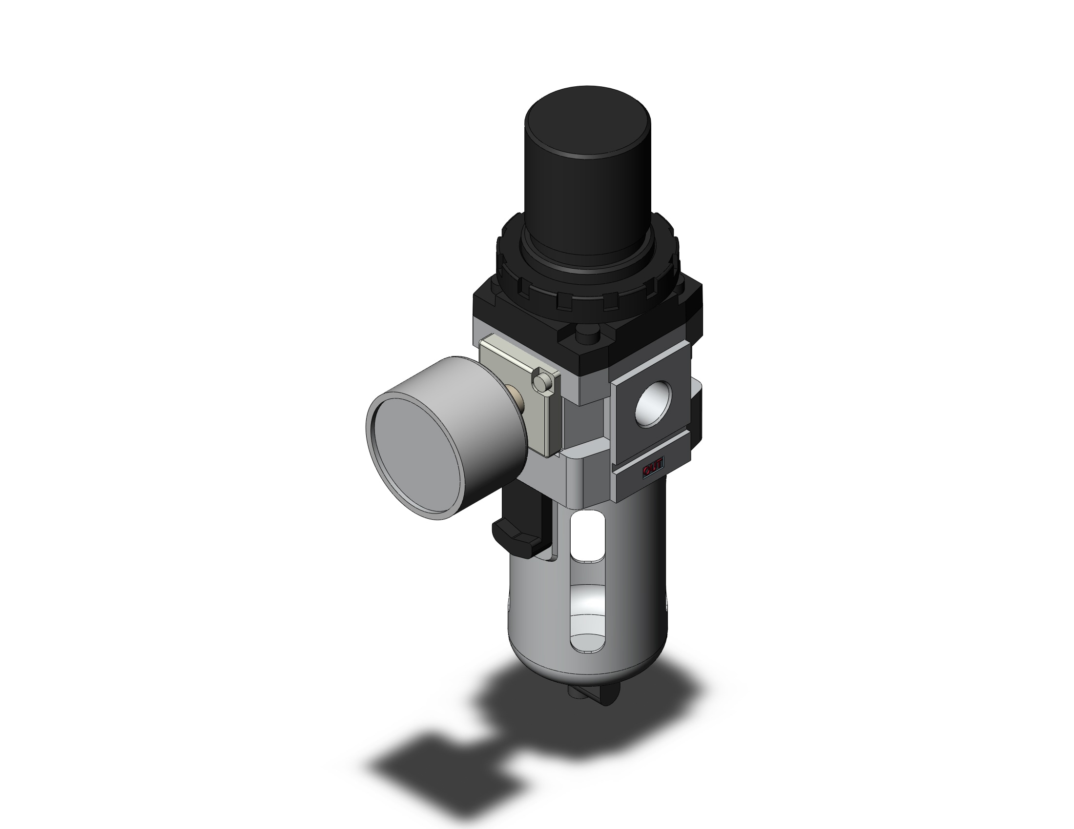 SMC AWM30-N02GH-Z mist separator reg, modular, AWM MASS PRO