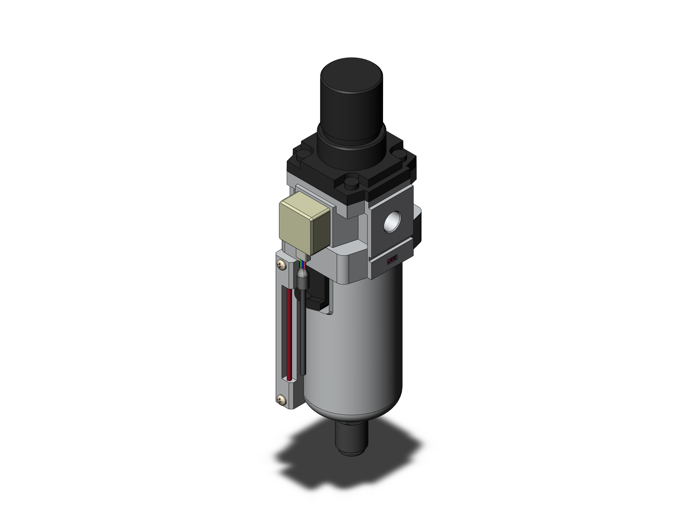 SMC AWM40-N02CE3-8Z mist separator reg, modular, AWM MASS PRO