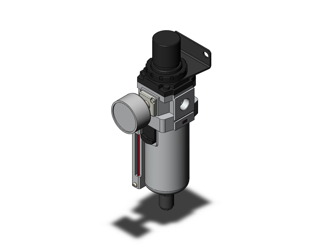 SMC AWM40-N03BCG-8Z mist separator/regulator, FILTER/REGULATOR, W/MICRO MIST SEPARATOR