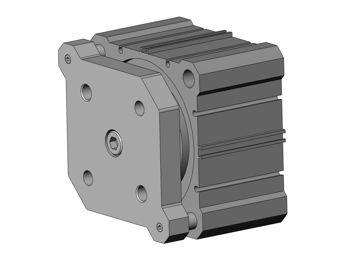 SMC CQMA100-15 cyl, compact, CQM COMPACT GUIDE ROD CYLINDER