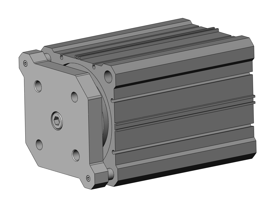 SMC CQMA100TN-100 cyl, compact, CQM COMPACT GUIDE ROD CYLINDER