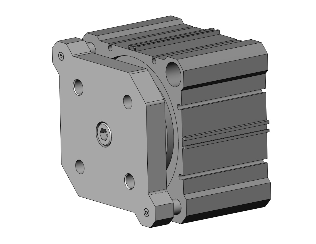 SMC CQMB100-20 cyl, compact, CQM COMPACT GUIDE ROD CYLINDER