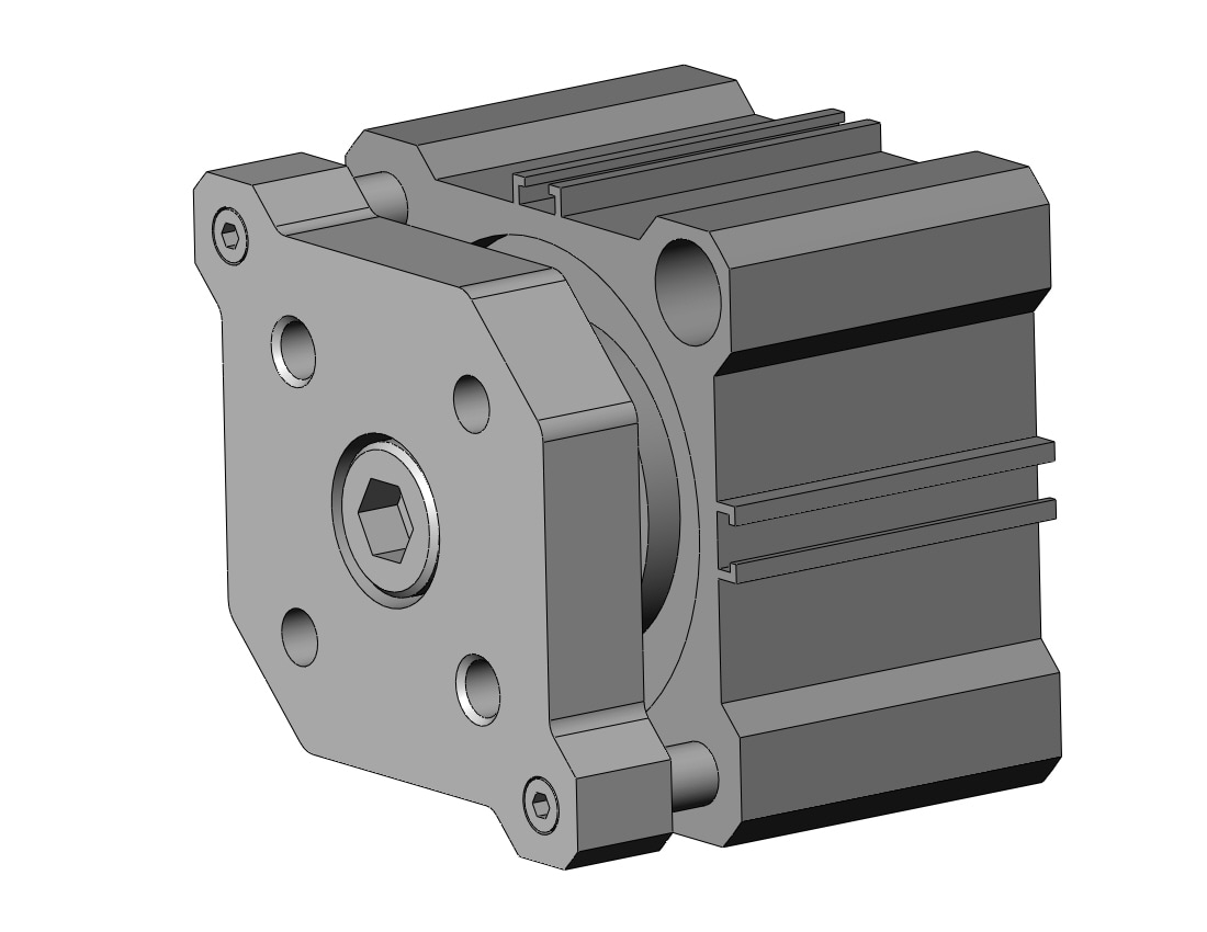 SMC CQMB50TF-10 50mm cqm double acting, CQM COMPACT GUIDE ROD CYLINDER