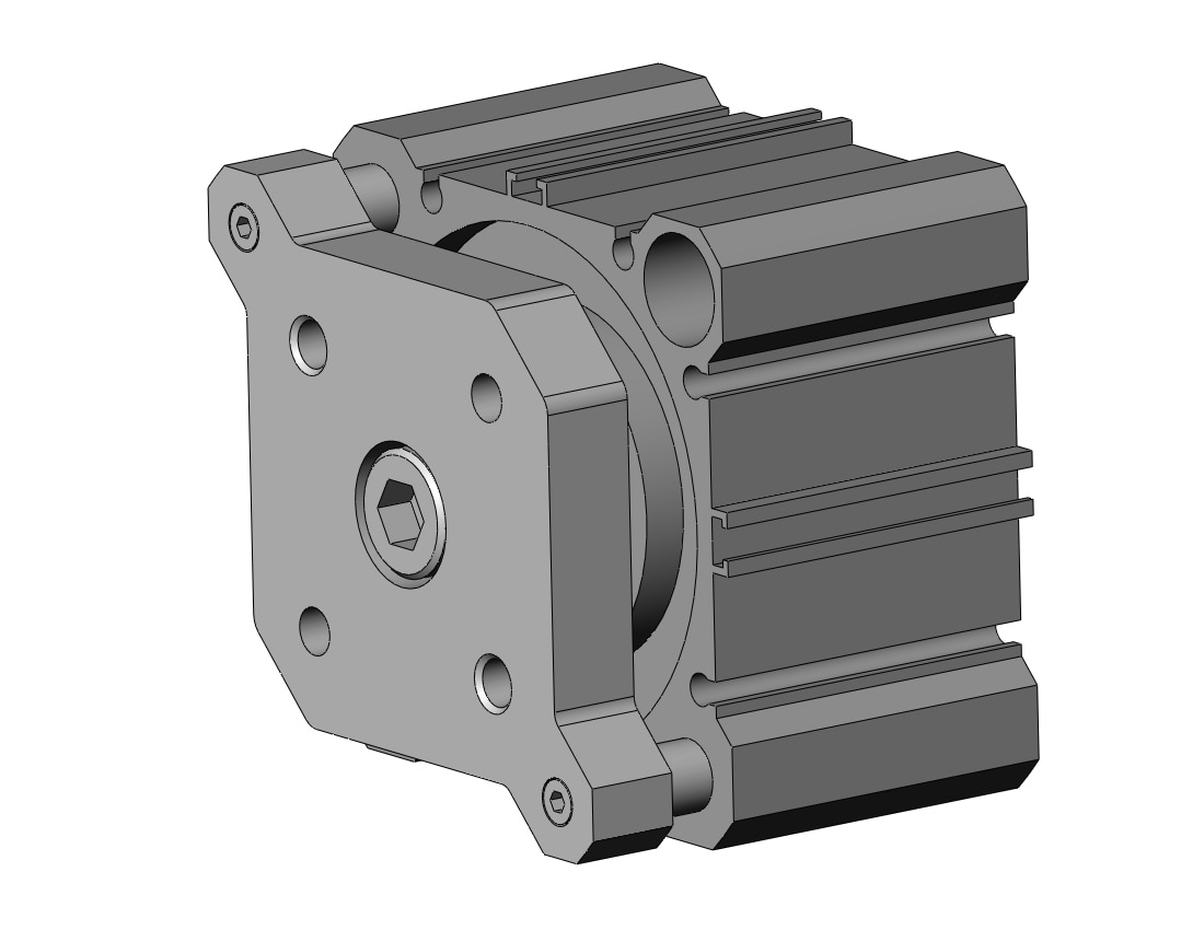 SMC CQMB63TN-10 cyl, compact, CQM COMPACT GUIDE ROD CYLINDER