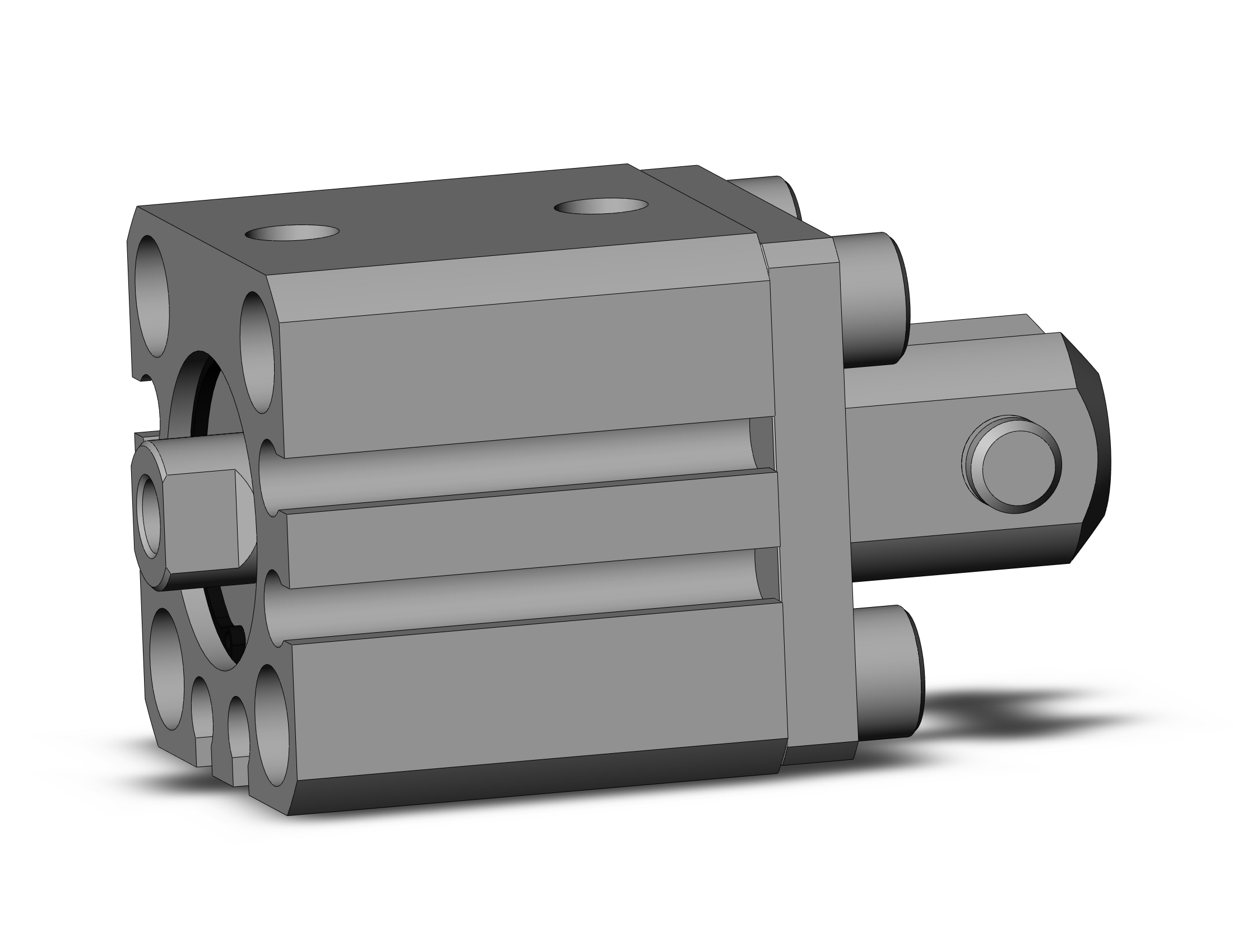 SMC CQSD16-10DC cyl, compact, CQS COMPACT CYLINDER