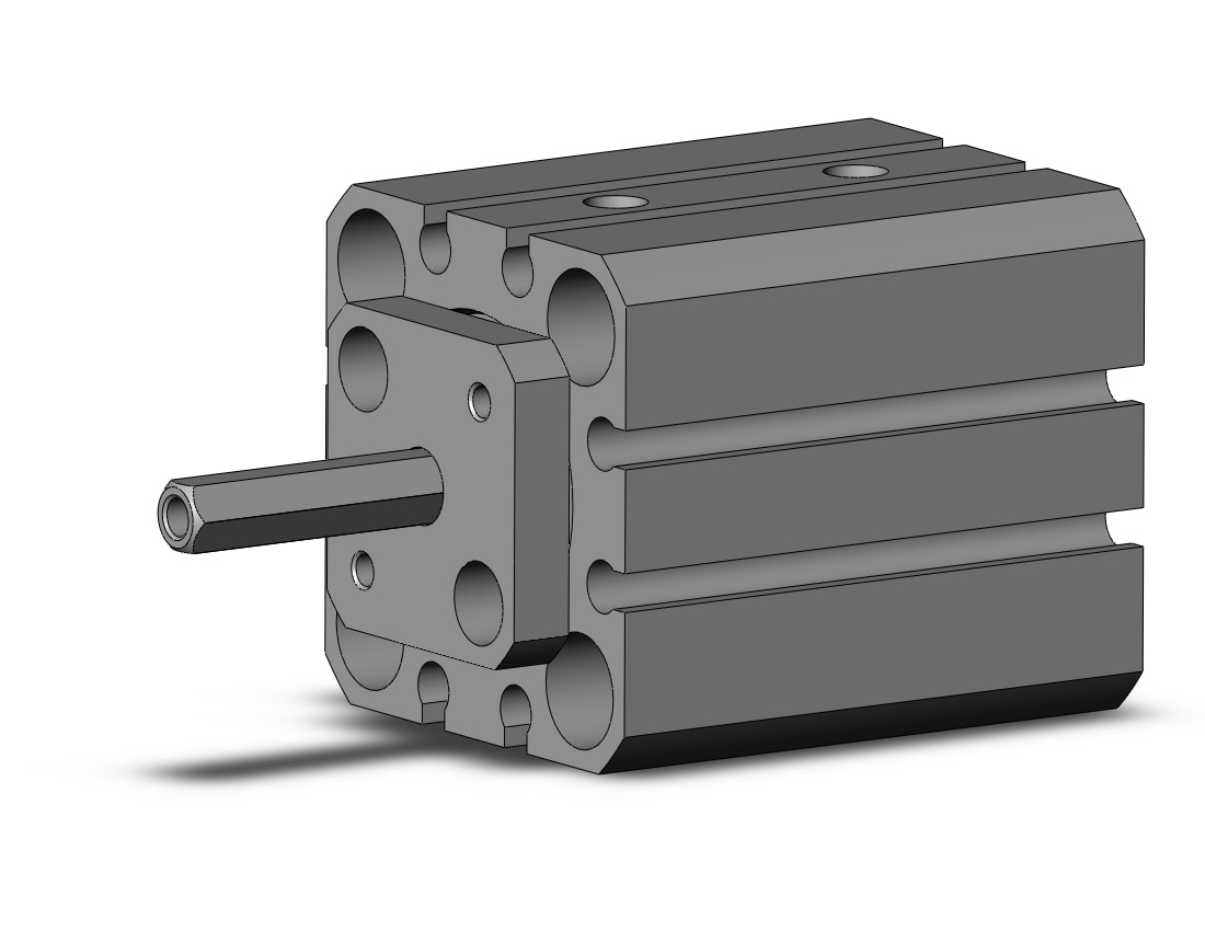 SMC CQSKB25-25DM cyl, compact, non rotating, CQS COMPACT CYLINDER