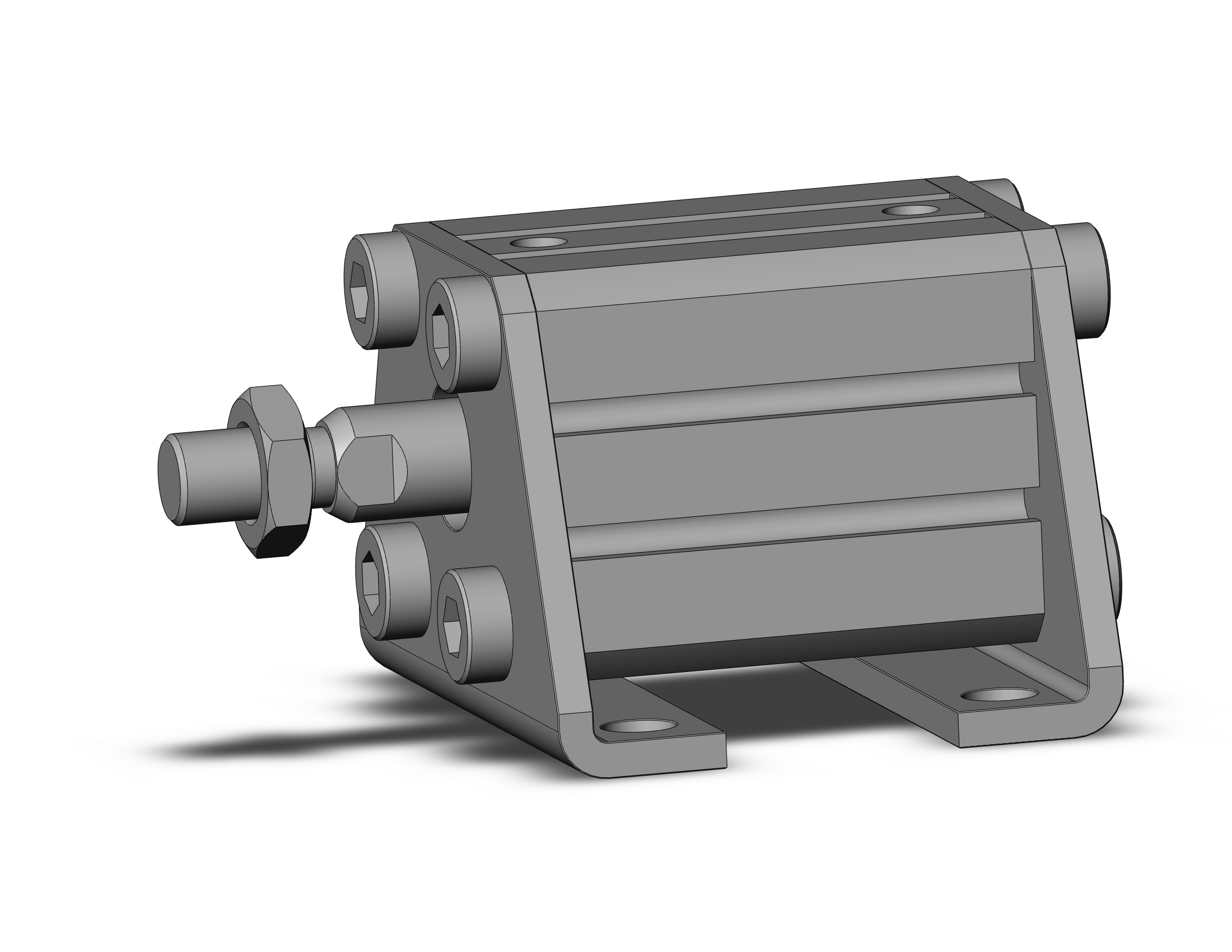 SMC CQSL20-25DM 20mm cqs double-acting, CQS COMPACT CYLINDER