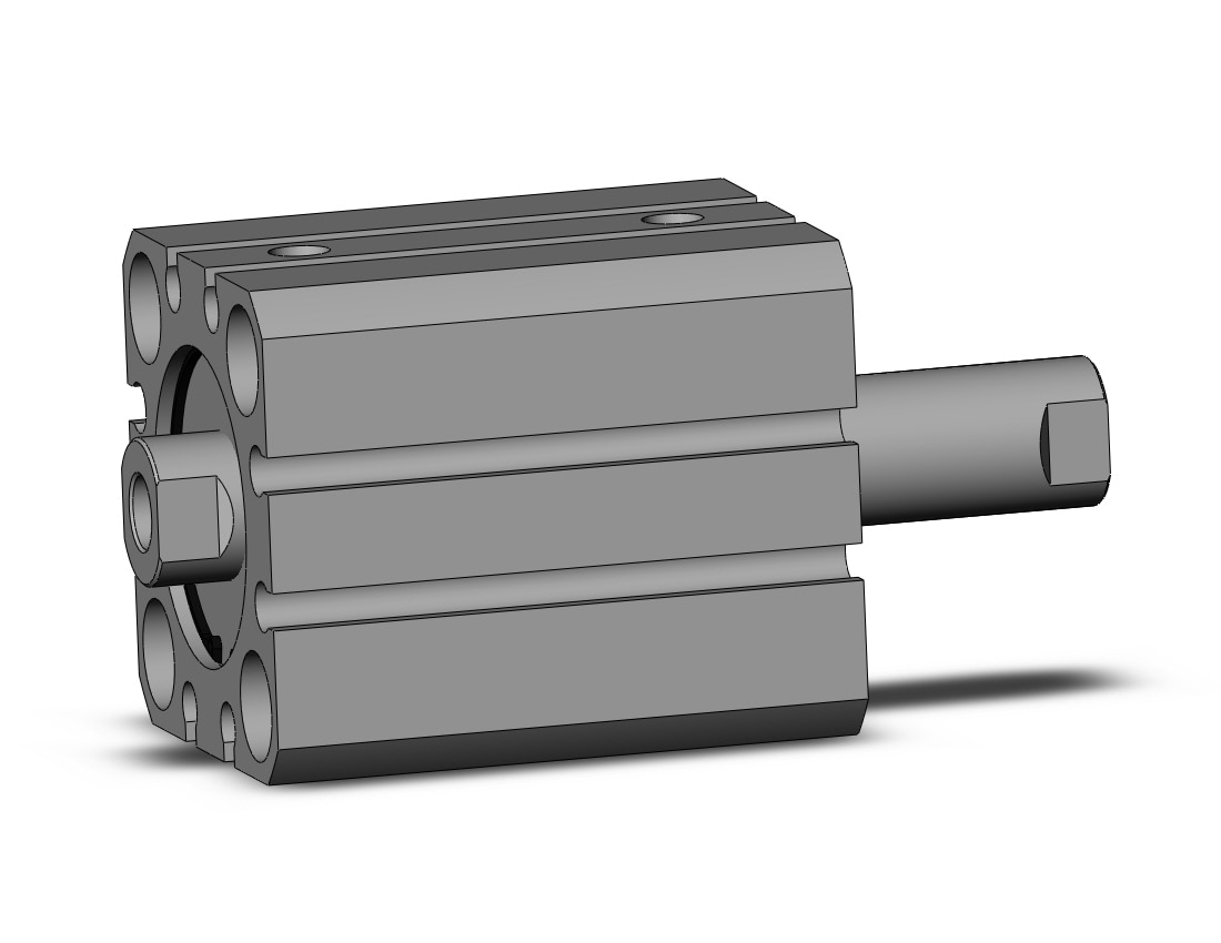 SMC CQSWB25-20D cyl, compact, double rod, CQS COMPACT CYLINDER