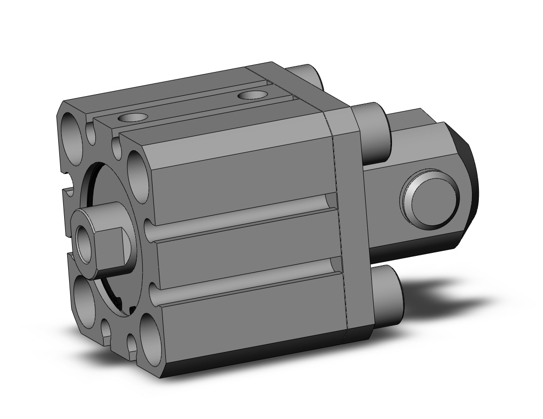 SMC CQSXD25-10DC cyl, microspeed, d/act, s/rod, CQSX MICROSPEED CYL***