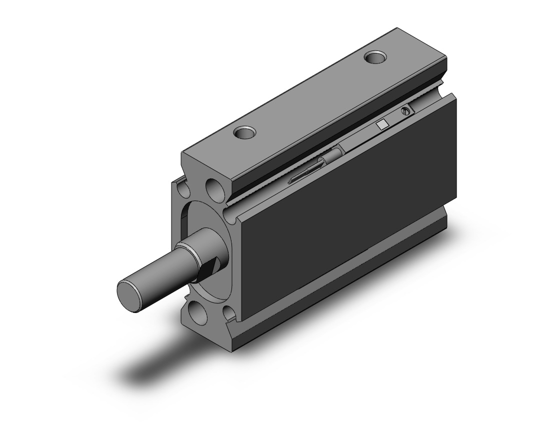 SMC CQUB20-25M-M9PZ cyl, compact, plate type, CQU COMPACT PLATE CYLINDER