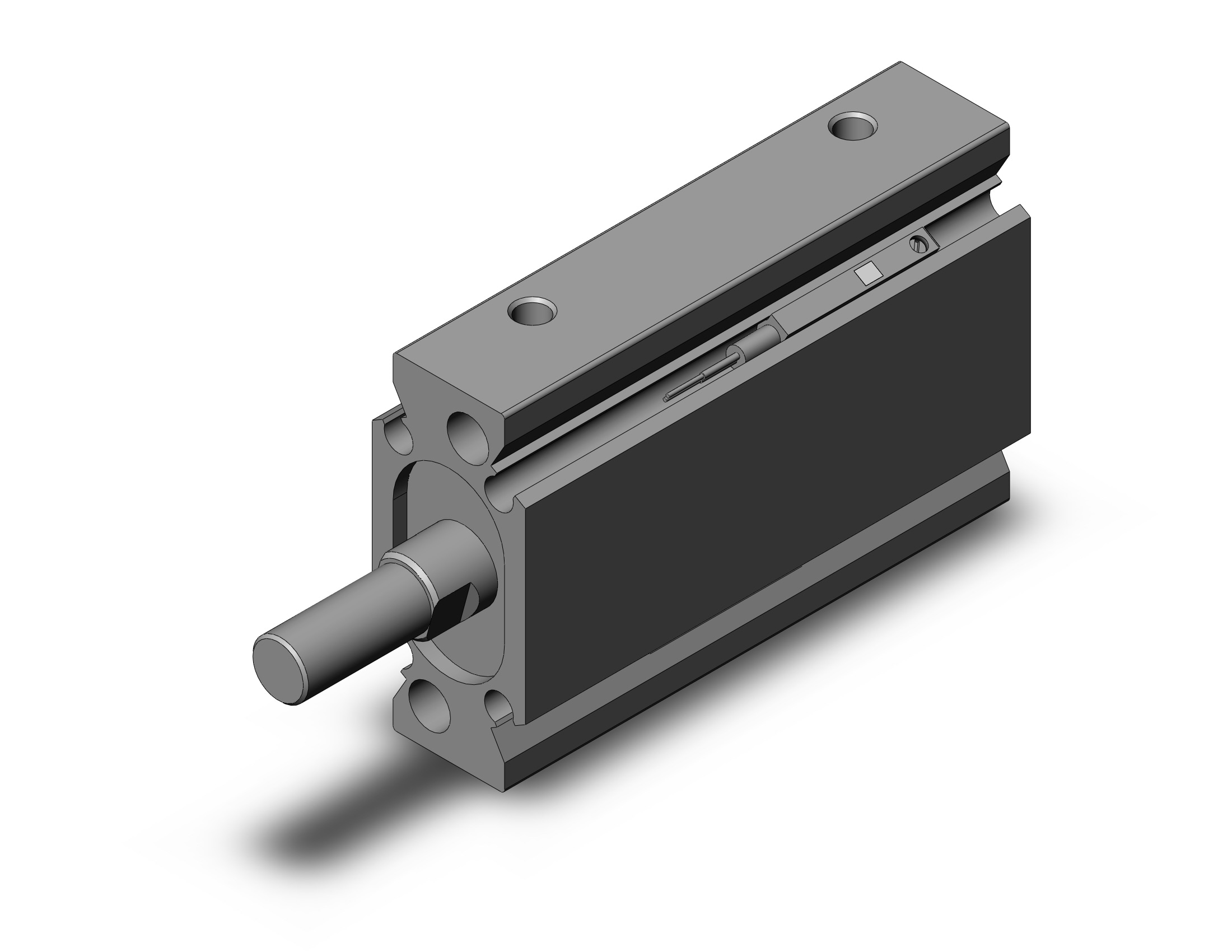 SMC CQUB20-30M-M9BL cyl, compact, plate type, CQU COMPACT PLATE CYLINDER