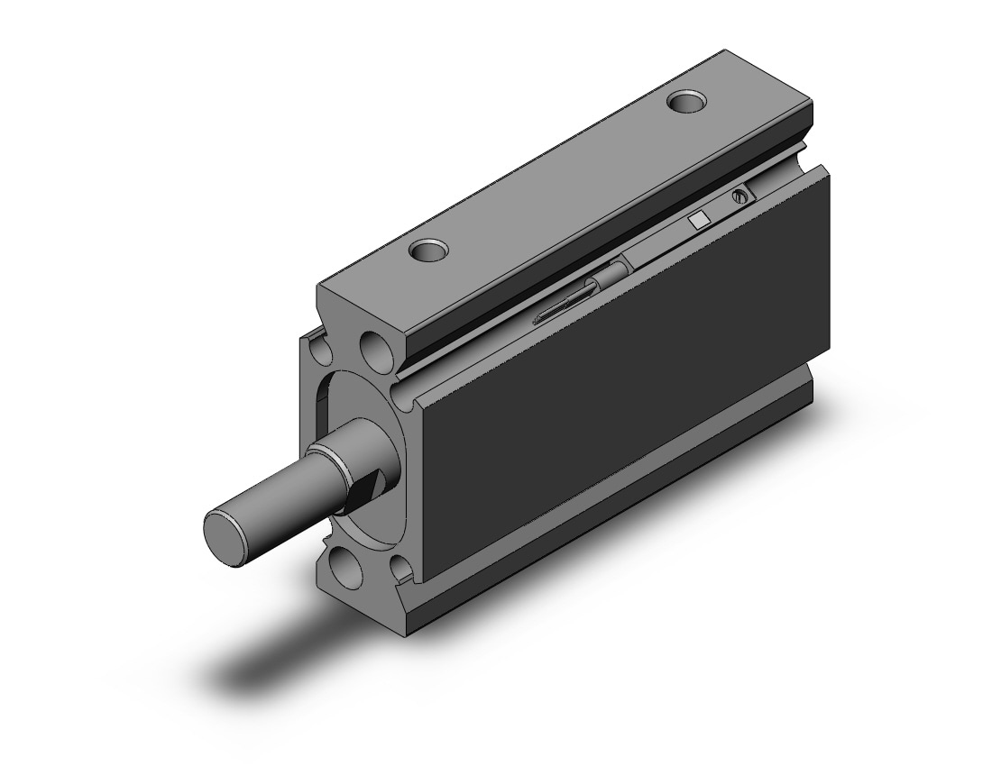 SMC CQUB20-30M-M9NZ cyl, compact, plate type, CQU COMPACT PLATE CYLINDER