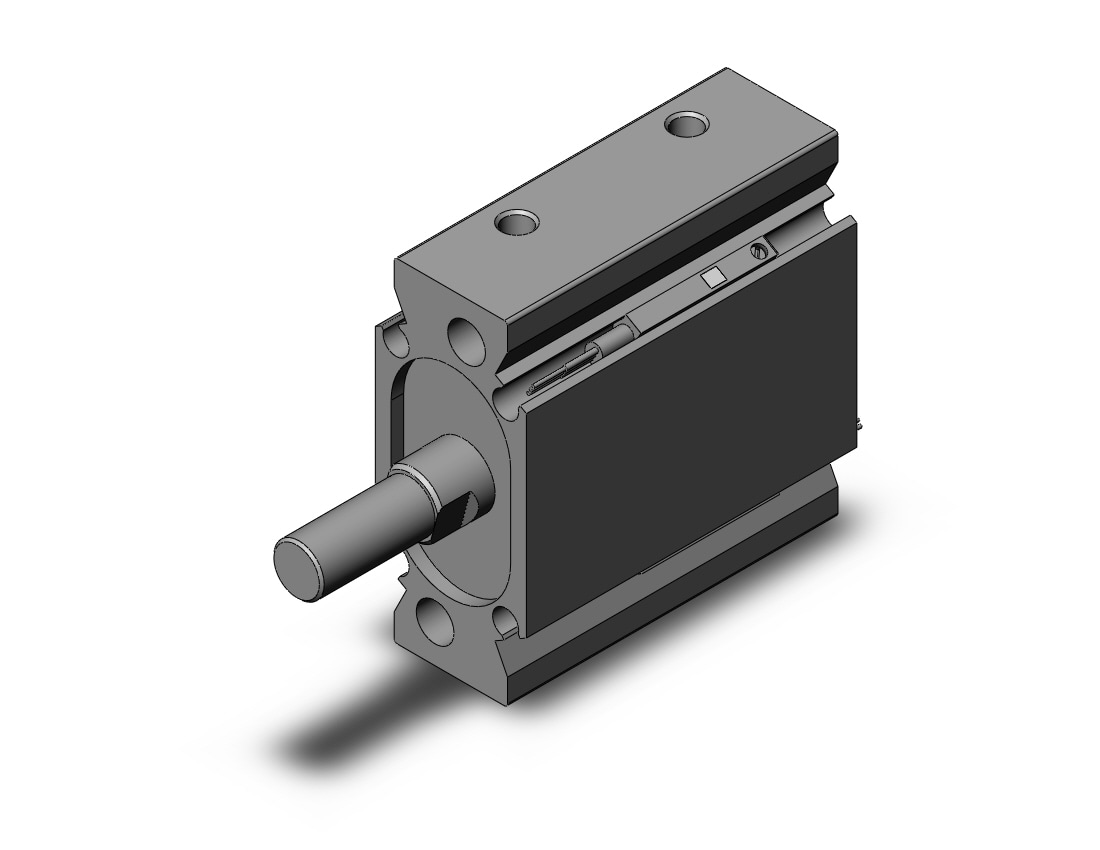 SMC CQUB25-10M-M9NSAPC 25mm cqu dbl-act, sw capable, CQU COMPACT PLATE CYLINDER