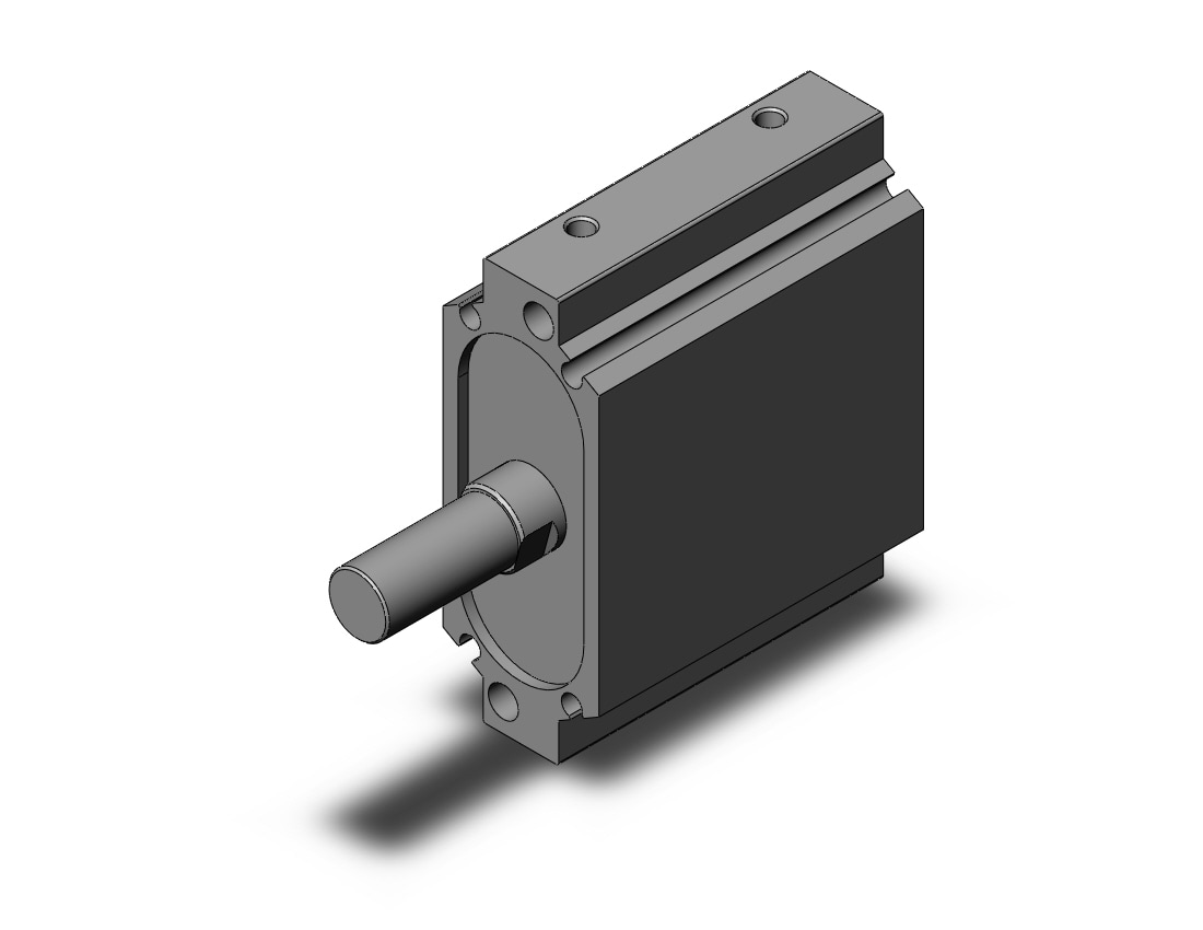 SMC CQUB40-15M cyl, compact, plate type, CQU COMPACT PLATE CYLINDER