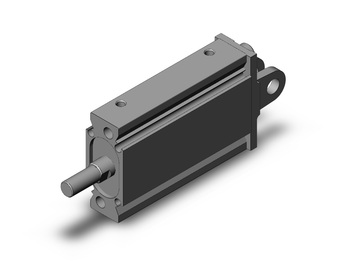 SMC CQUD25-40M cyl, compact, plate type, CQU COMPACT PLATE CYLINDER