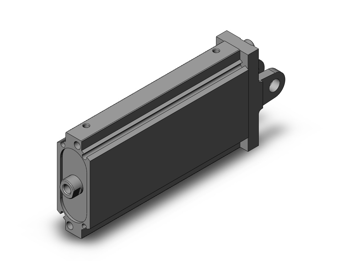 SMC CQUD40-100 cyl, compact, plate type, CQU COMPACT PLATE CYLINDER