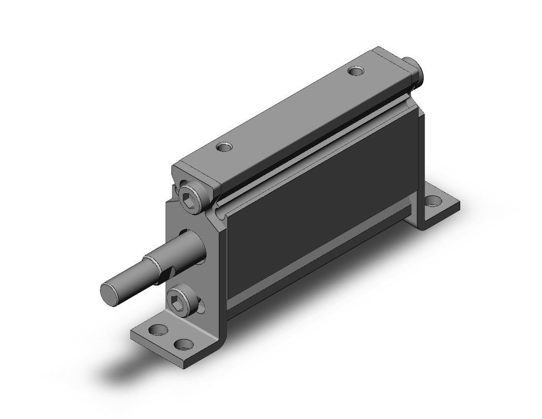 SMC CQUL25-40M cyl, compact, plate type, CQU COMPACT PLATE CYLINDER