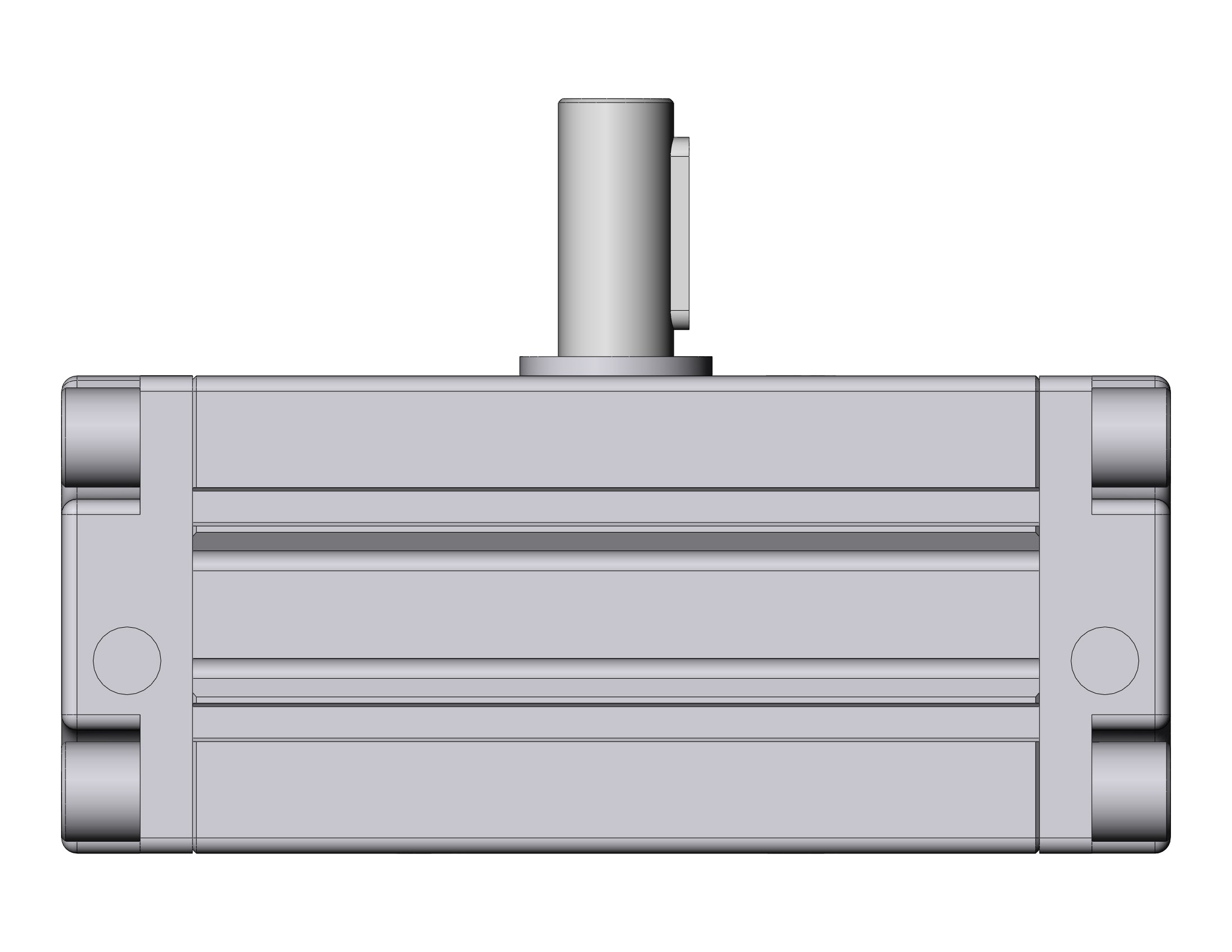 SMC CRA1BS50TF-100Z actuator, rotary, rack & pinion type, ROTARY ACTUATOR