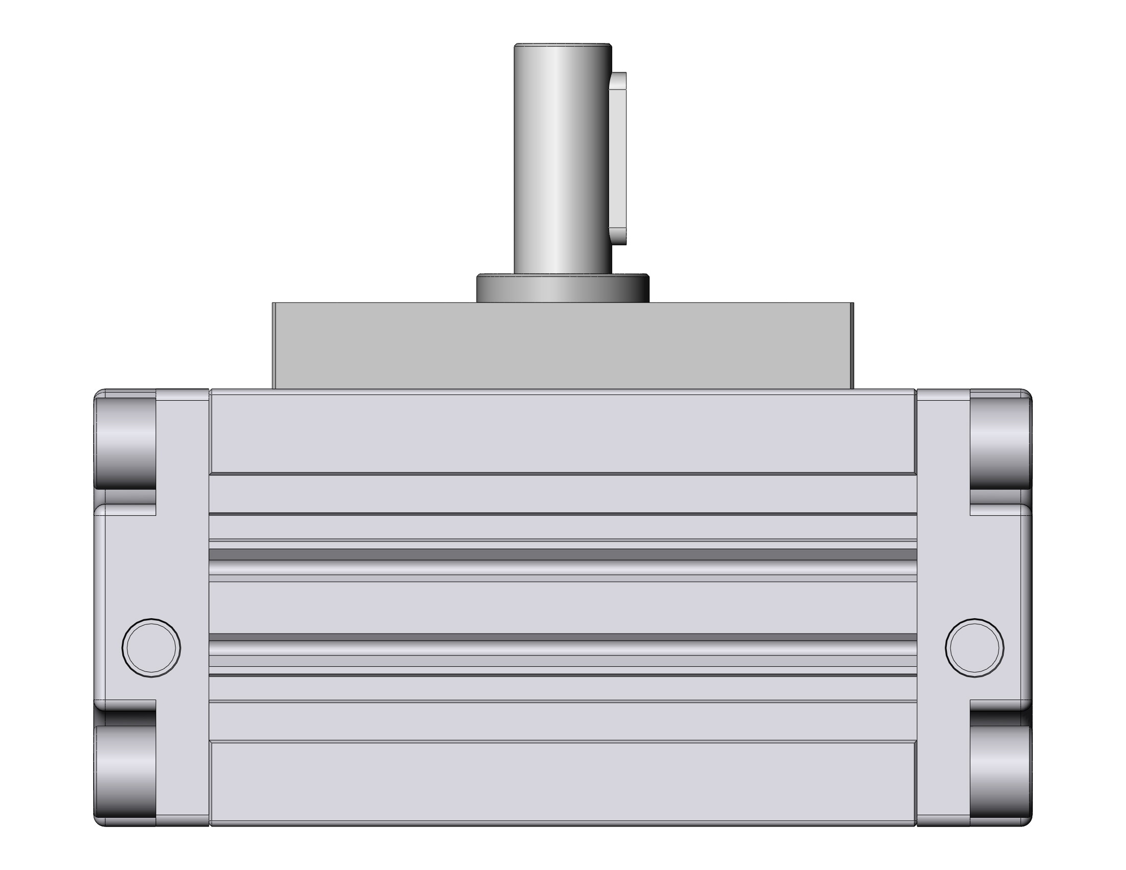 SMC CRA1FS63TN-90Z actuator, rotary, rack & pinion type, ROTARY ACTUATOR