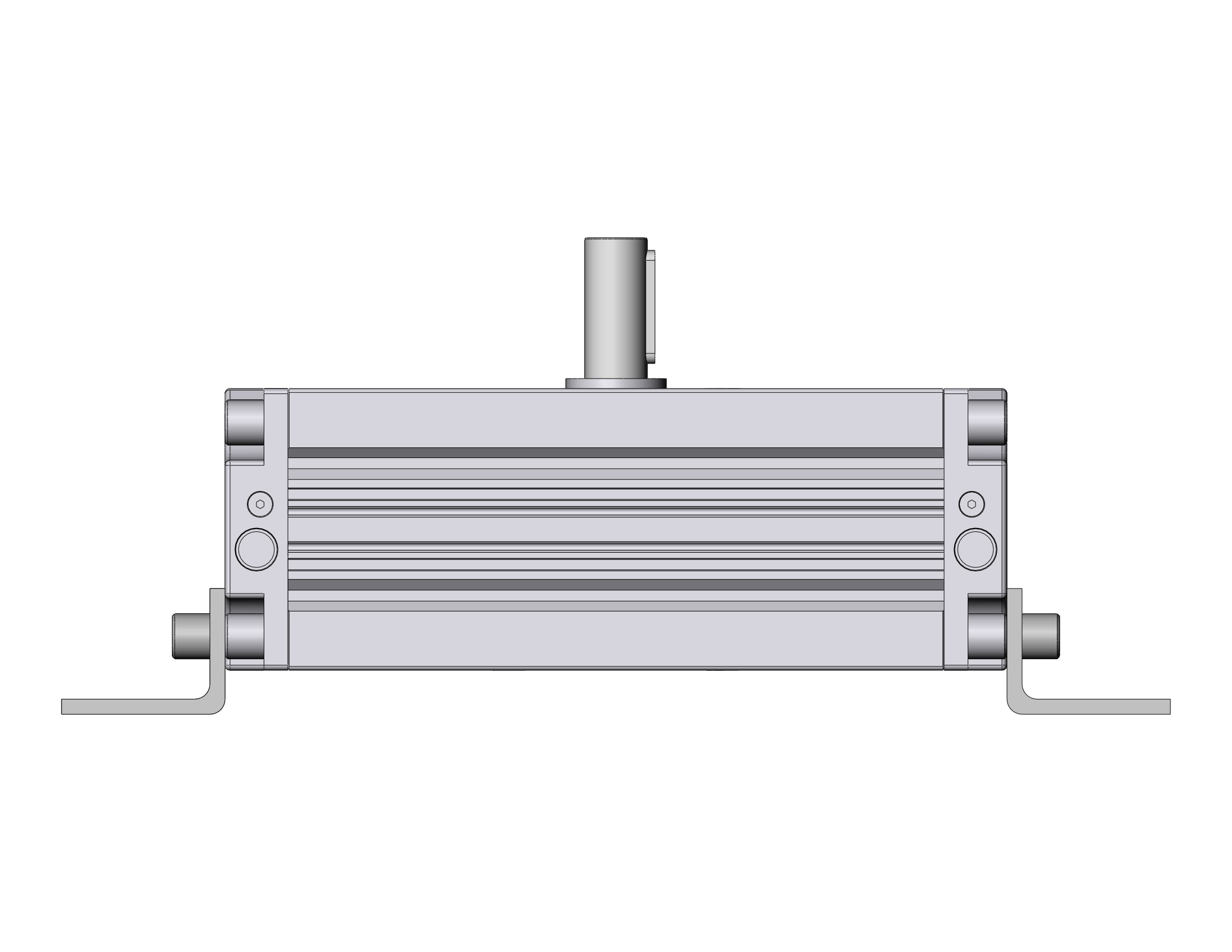 SMC CRA1LS100TN-190CZ actuator, rotary, rack & pinion type, ROTARY ACTUATOR