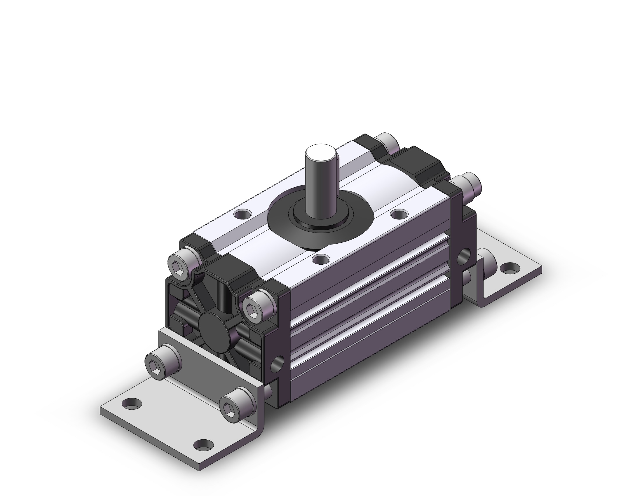 SMC CRA1LSU63TN-90Z actuator, rotary, rack & pinion type, ROTARY ACTUATOR