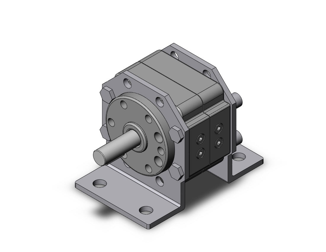 SMC CRB1LW63-100DE actuator, rotary, mini/vane, ROTARY ACTUATOR