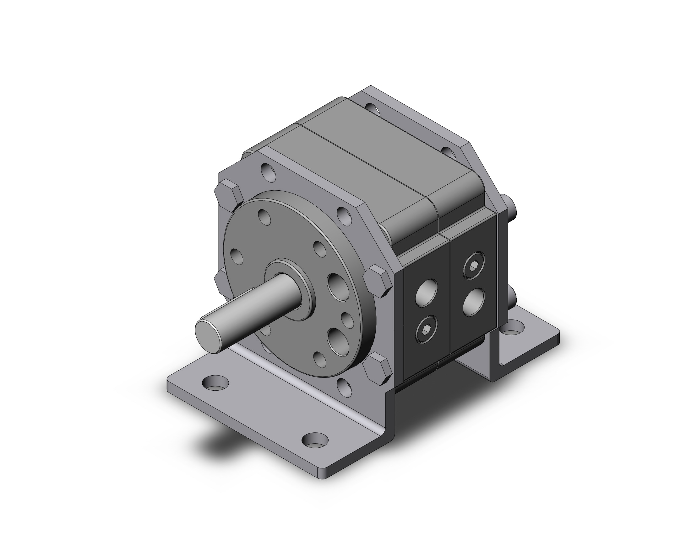 SMC CRB1LW80-180S-XF rotary actuator, ROTARY ACTUATOR