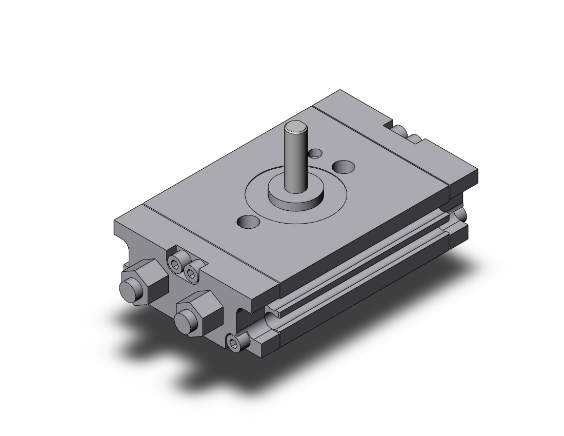 SMC CRQ2XBW10-180 cyl, low speed rotary actuator, CRQ2 ROTARY ACTUATOR